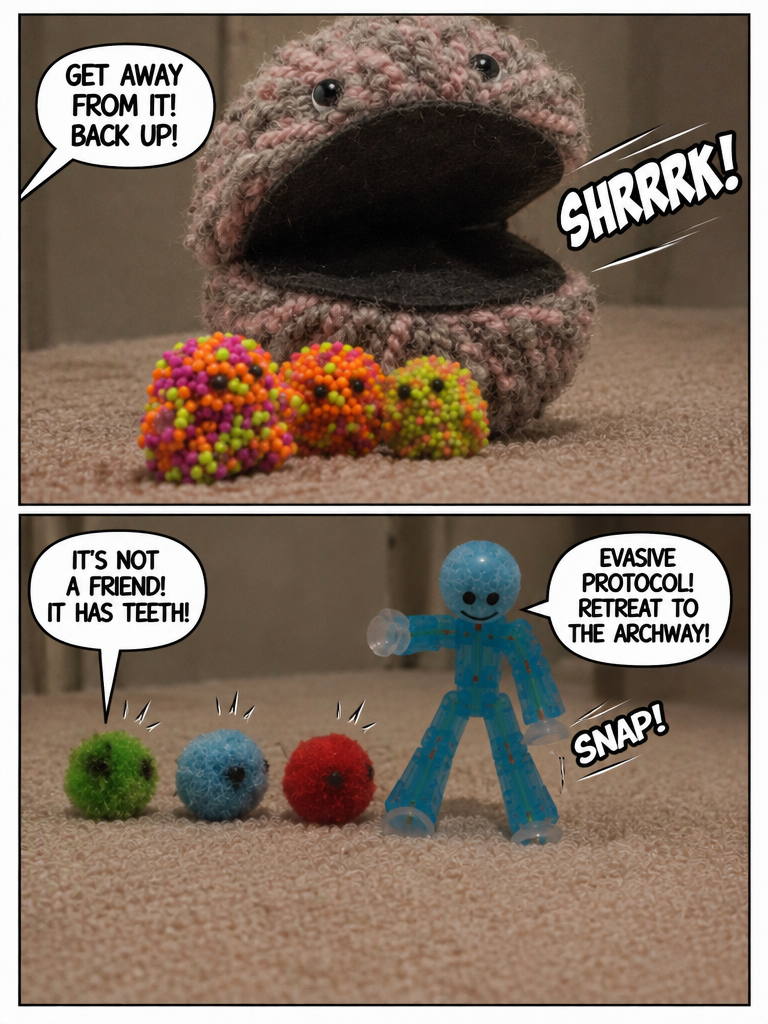 Escape from the Still-Life Pom-Pom (page 2 of 4)