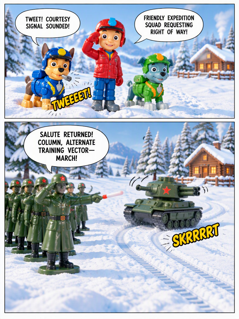 Winter Maneuvers in the Snow (page 3 of 4)