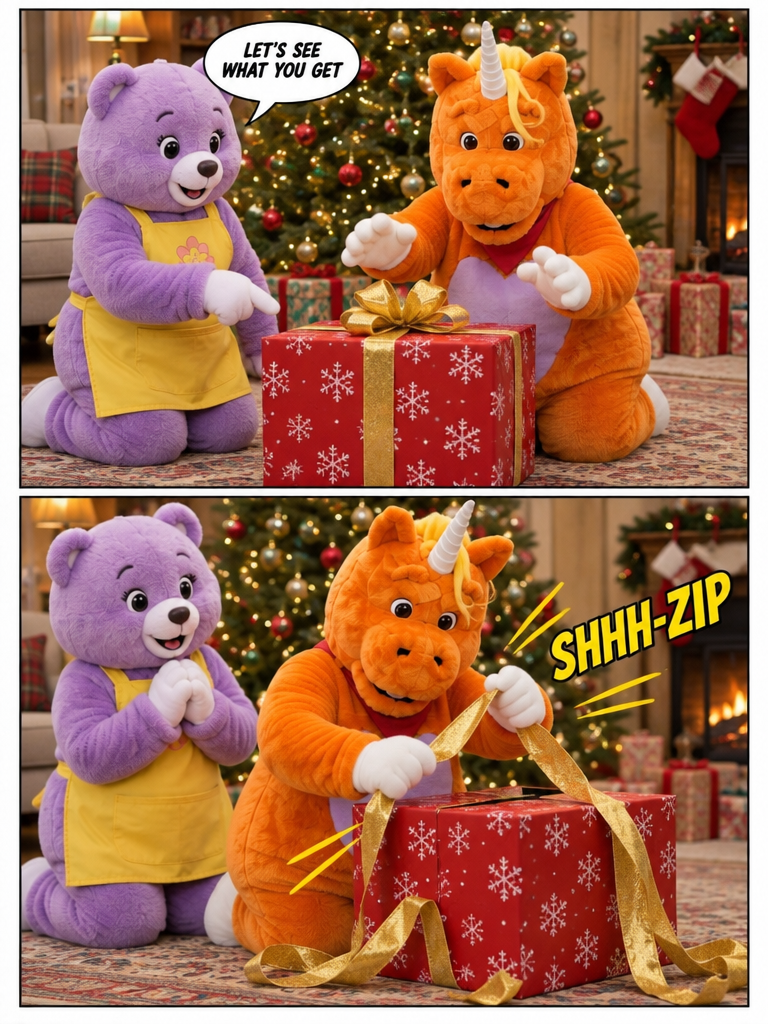 Buddy at Christmas (page 3 of 4)