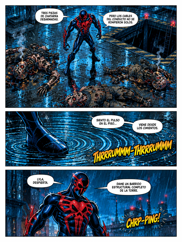 Spiderman 2099:fleeing from zombies 3 (page 2 of 4)