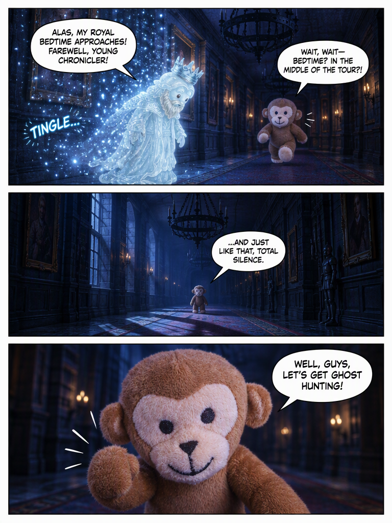 Little Monkey's Haunted Castle Vlog (page 3 of 4)