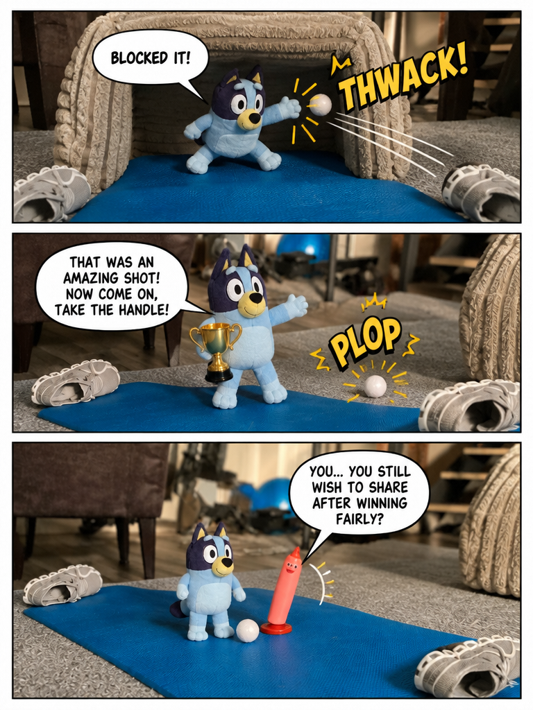 Bluey wins the cup (page 7 of 8)