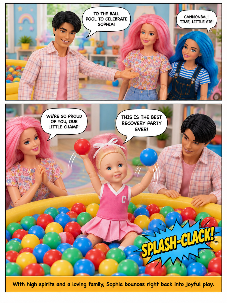Sophia's Big Cheer and the Ball Pit Pool (page 4 of 4)