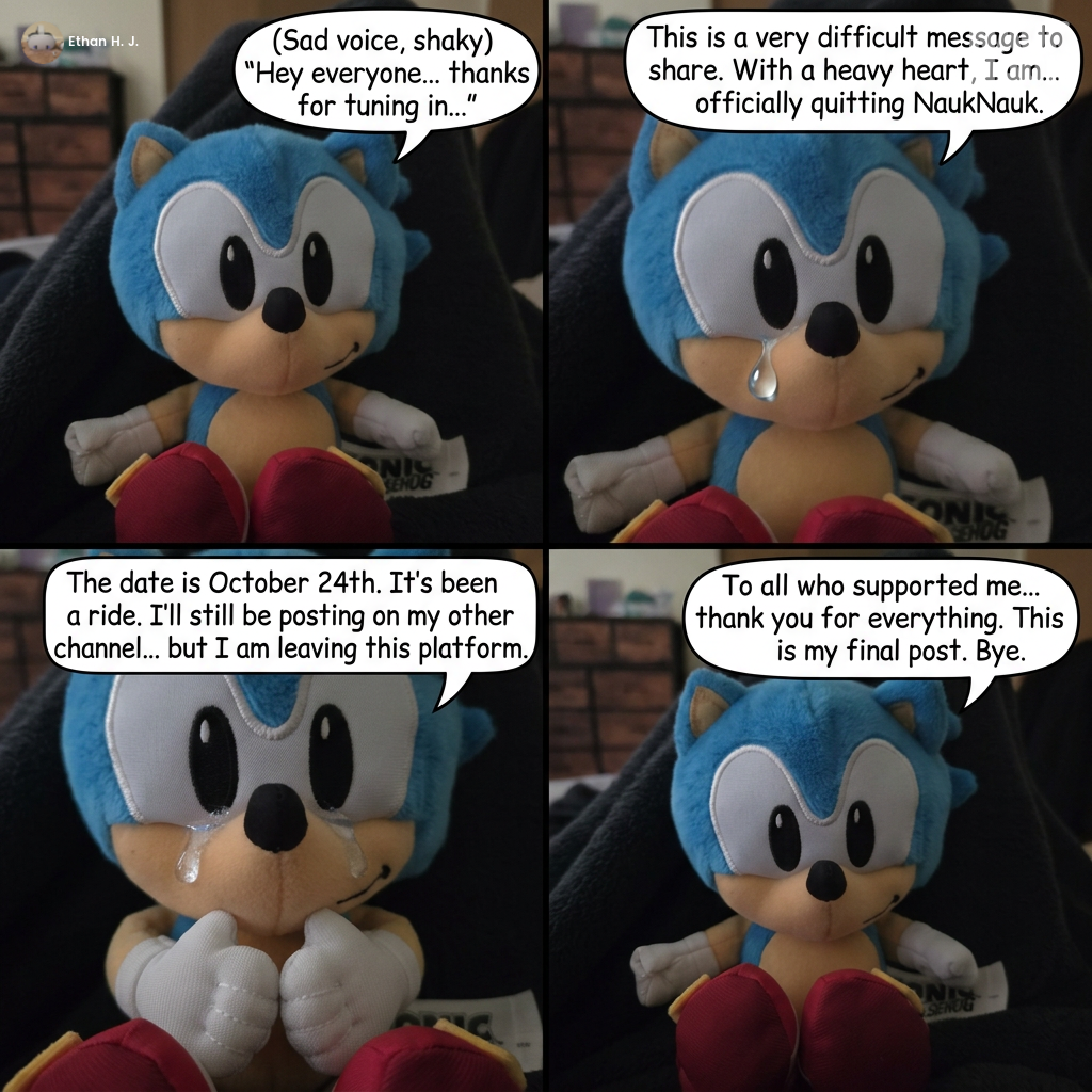 Sonic the Hedgehog is quitting NaukNauk