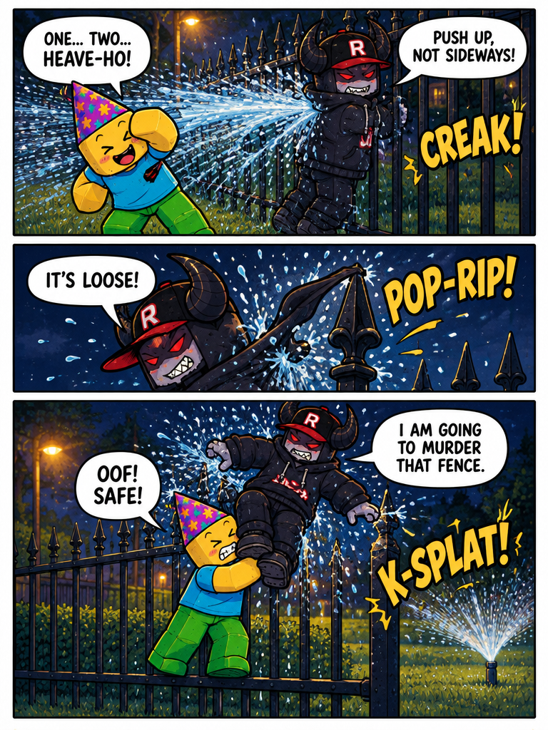 A Shortcut Through the Sprinklers (page 3 of 4)