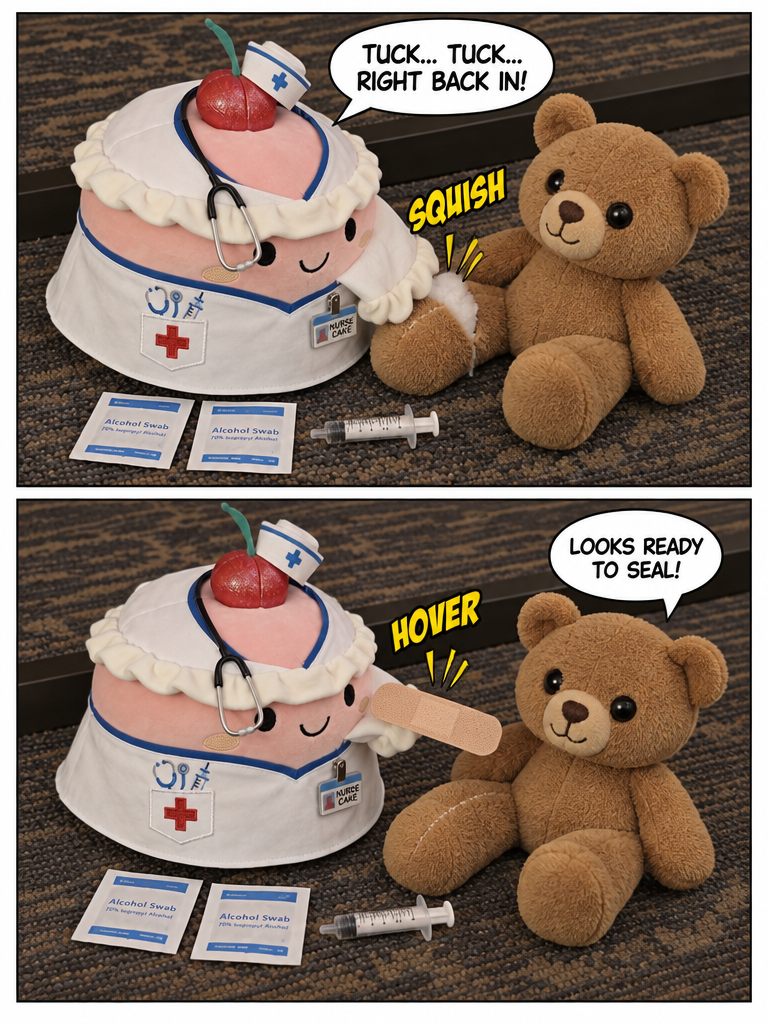 Emergency Stitch for Teddy (page 3 of 4)
