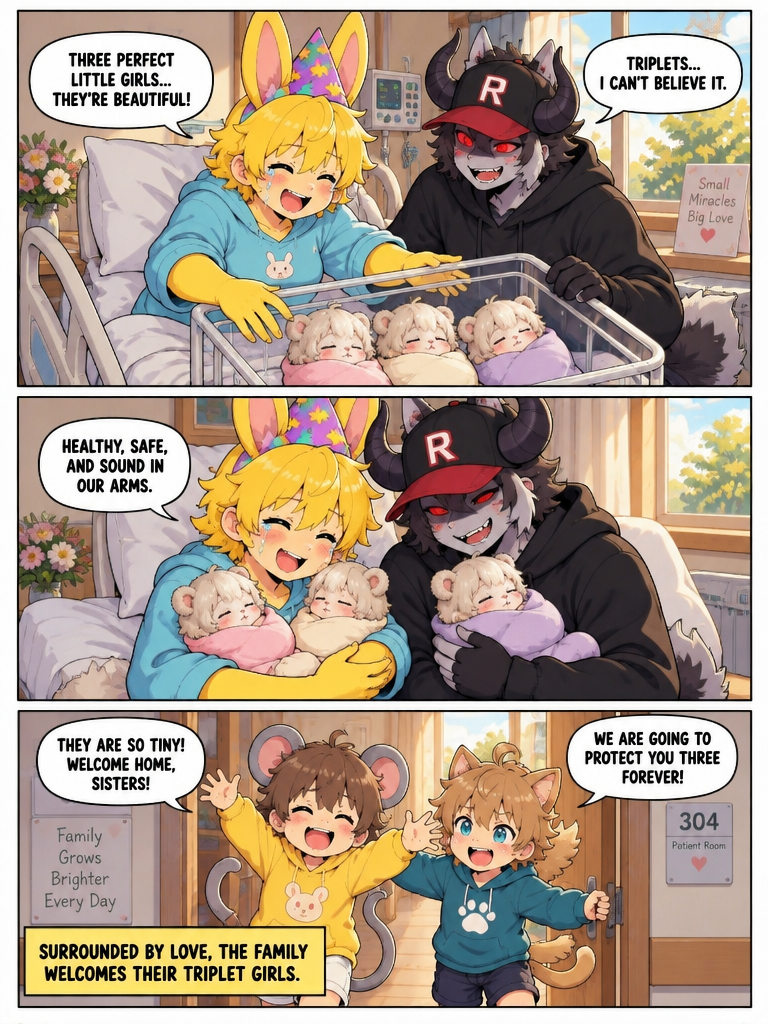 A Triple Surprise Delivery (page 4 of 4)