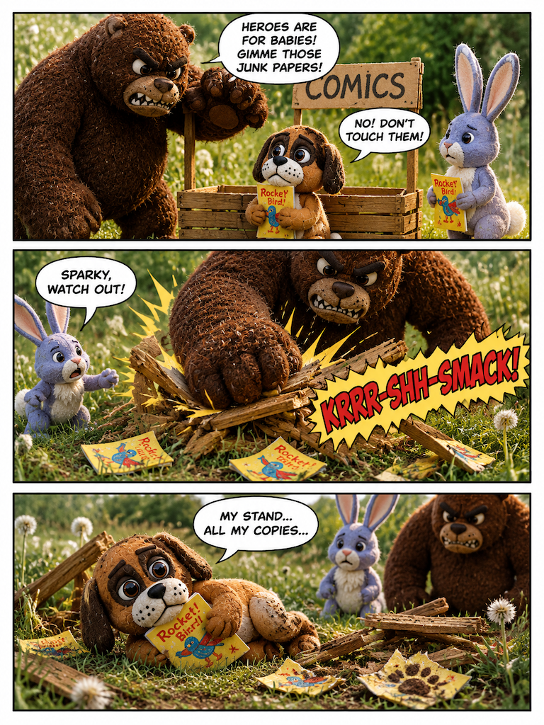 Sparky's Big Debut (page 3 of 4)