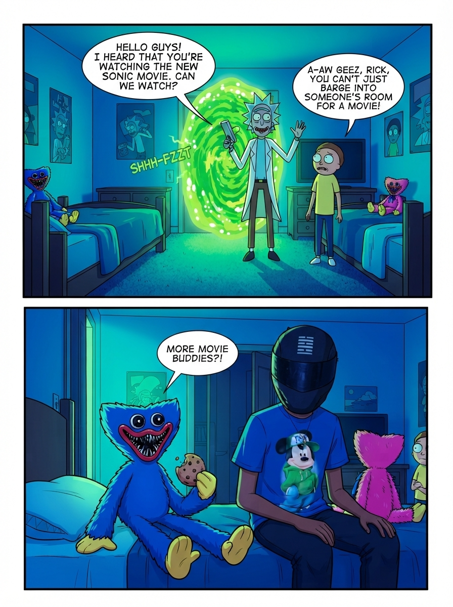 Movie Night Interruption (page 3 of 4)