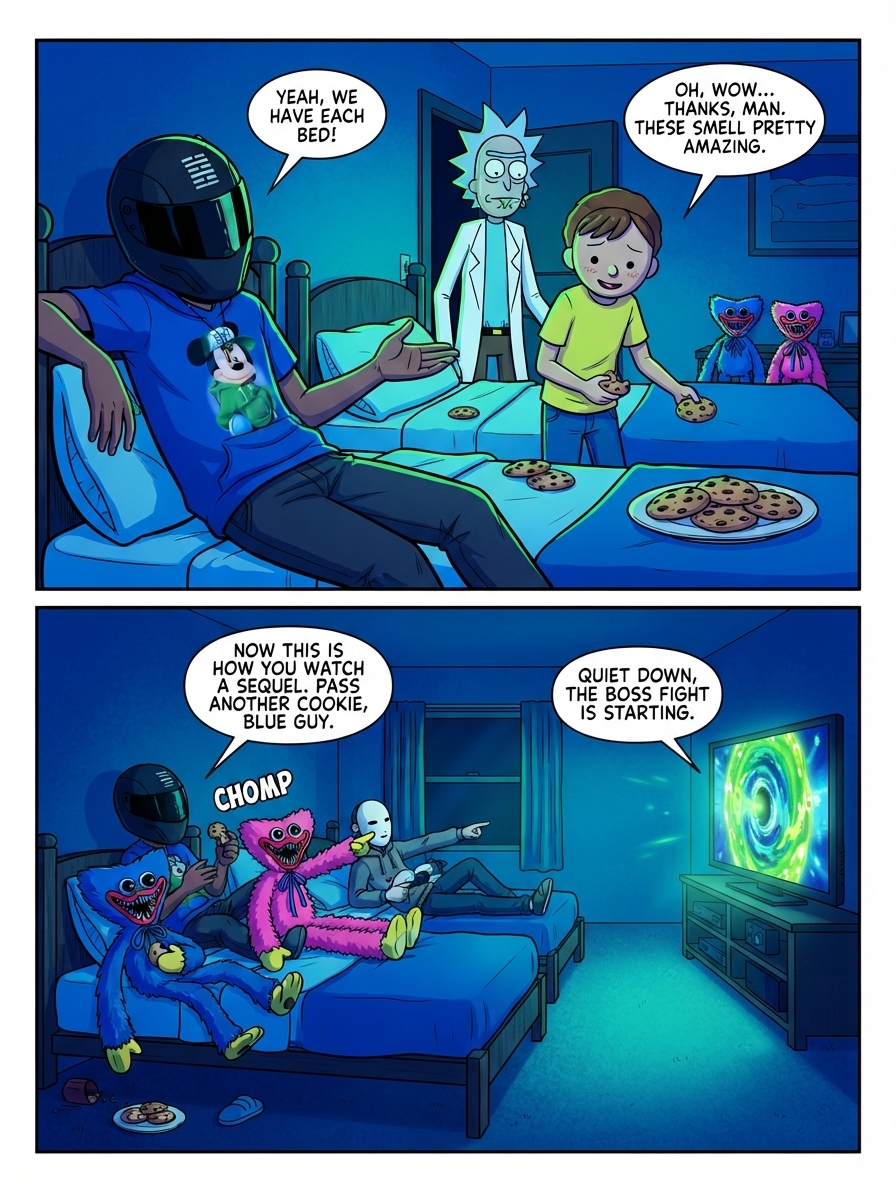 Movie Night Interruption (page 4 of 4)