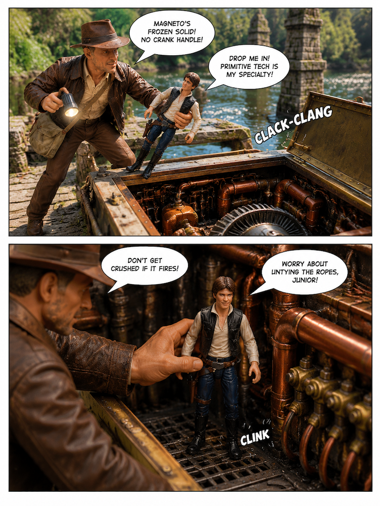 🤠 Indy-Han   Rapids and Rotten Timber 💬 Comic Story part 5 (page 3 of 8)