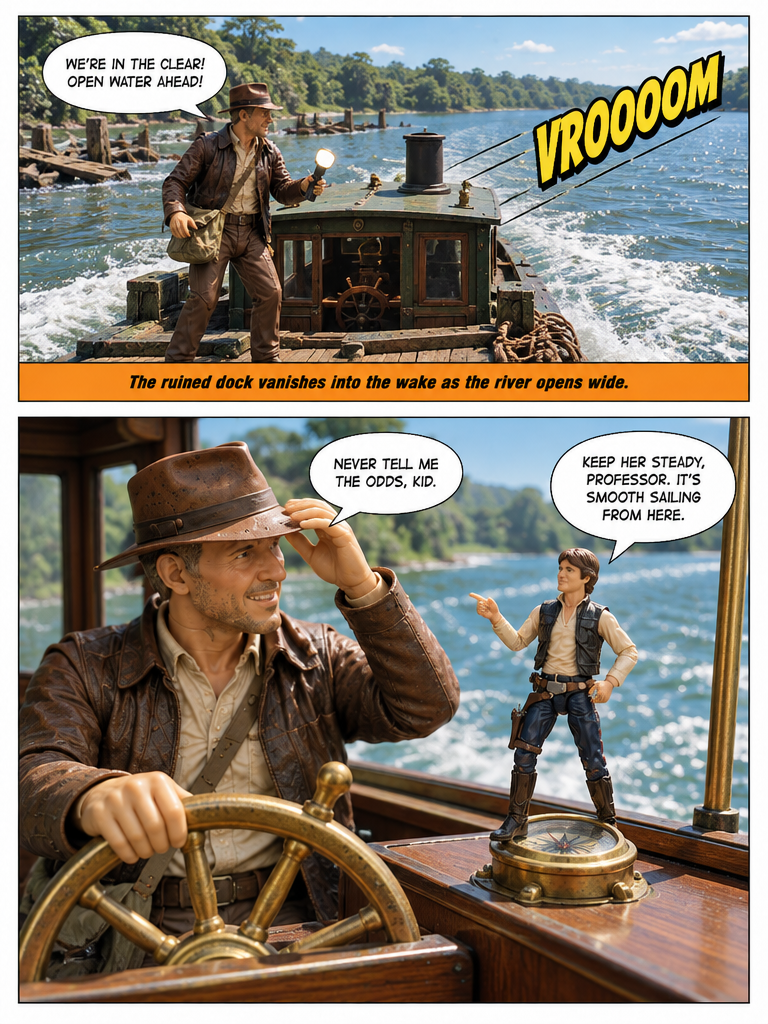 🤠 Indy-Han   Rapids and Rotten Timber 💬 Comic Story part 5 (page 8 of 8)
