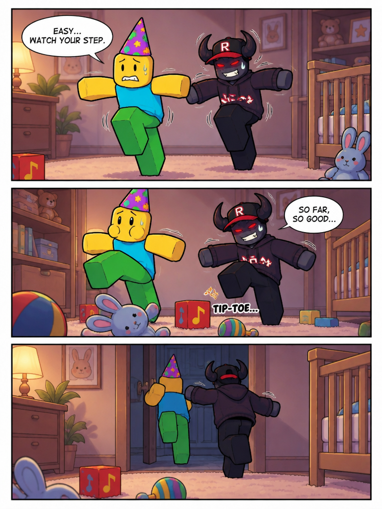 Tiptoeing Past Bedtime (page 2 of 4)