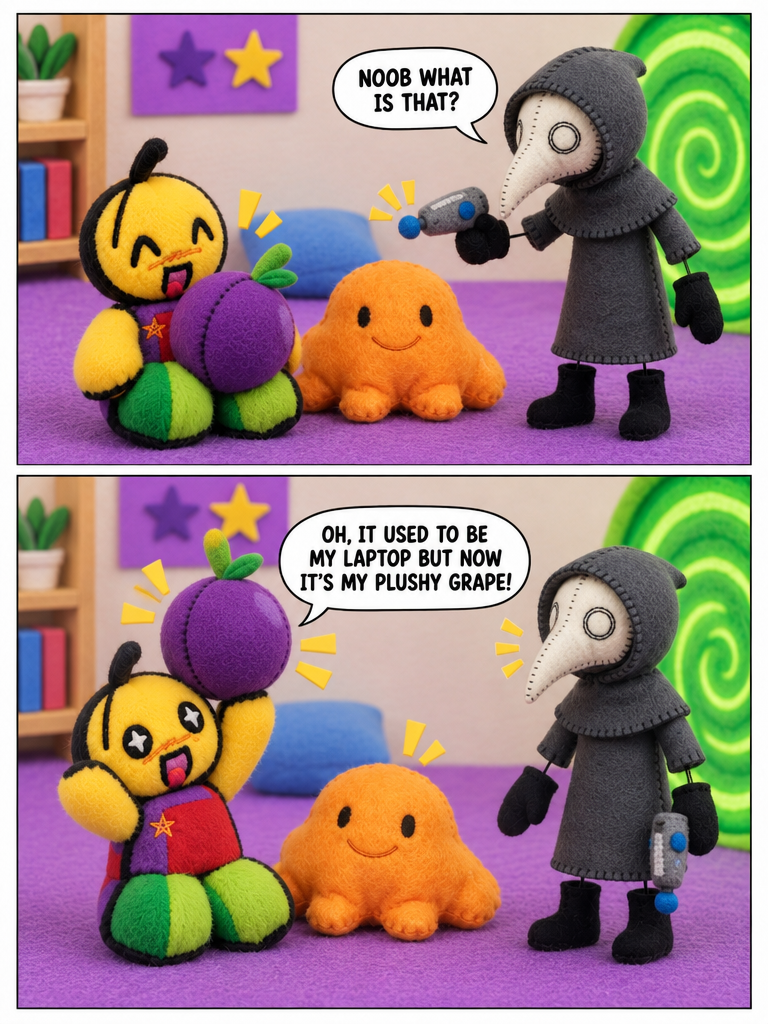 Interdimensional Visitors and the Plush Grape (page 2 of 4)