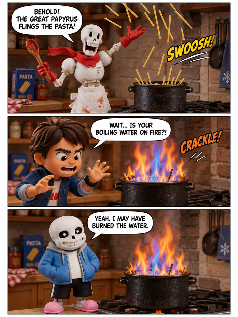 Kitchen Crisis in Snowdin (page 2 of 4)