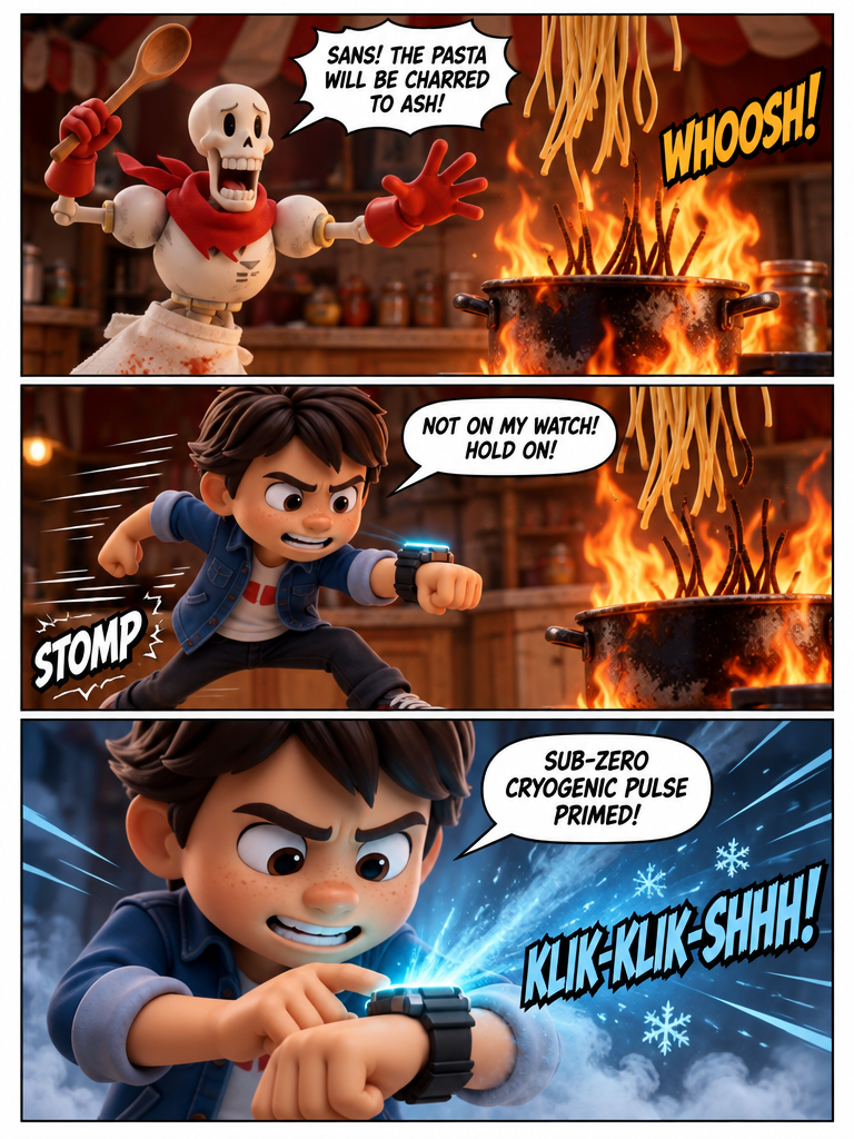 Kitchen Crisis in Snowdin (page 3 of 4)