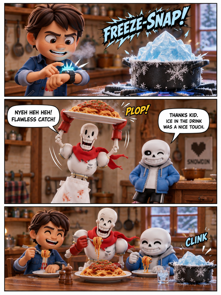 Kitchen Crisis in Snowdin (page 4 of 4)