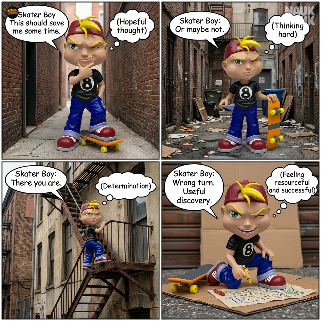 Dirk Poor finds a useful shortcut