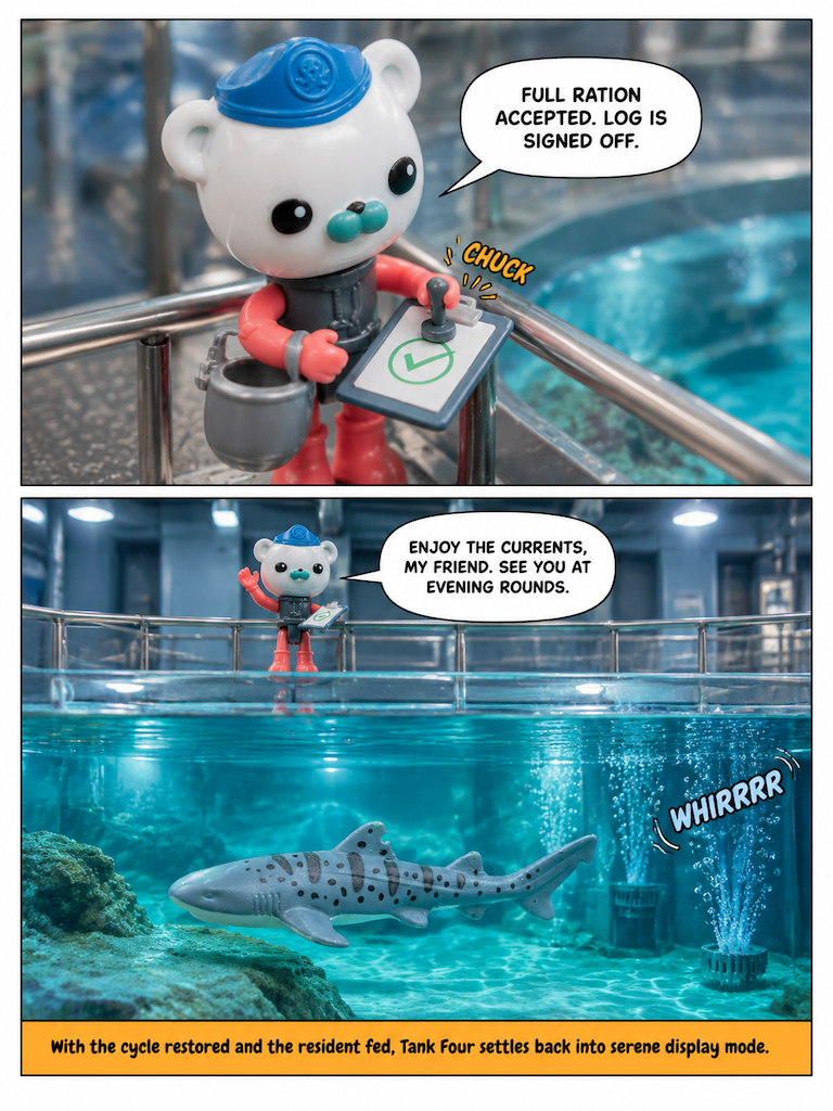 Feeding Time at the Shark Tank (page 4 of 4)