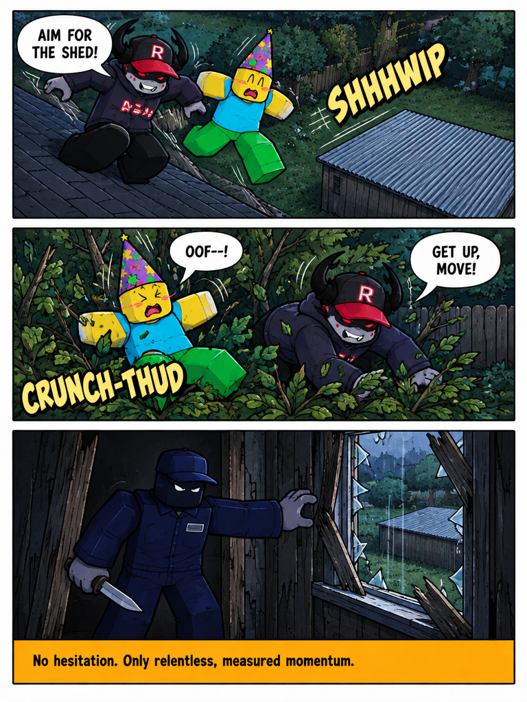 Narrow Escape into the Yard (page 2 of 4)