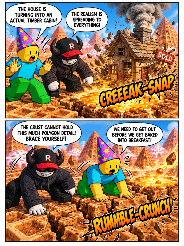 Escape from the Hyper-Realistic Waffle (page 2 of 16)