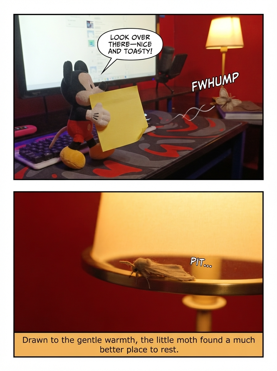 A Fluttering Interruption (page 3 of 4)
