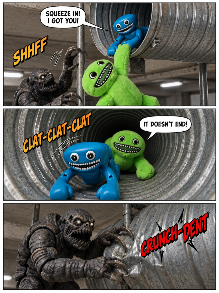 Narrow Escape in the Garage Conduit (page 2 of 4)