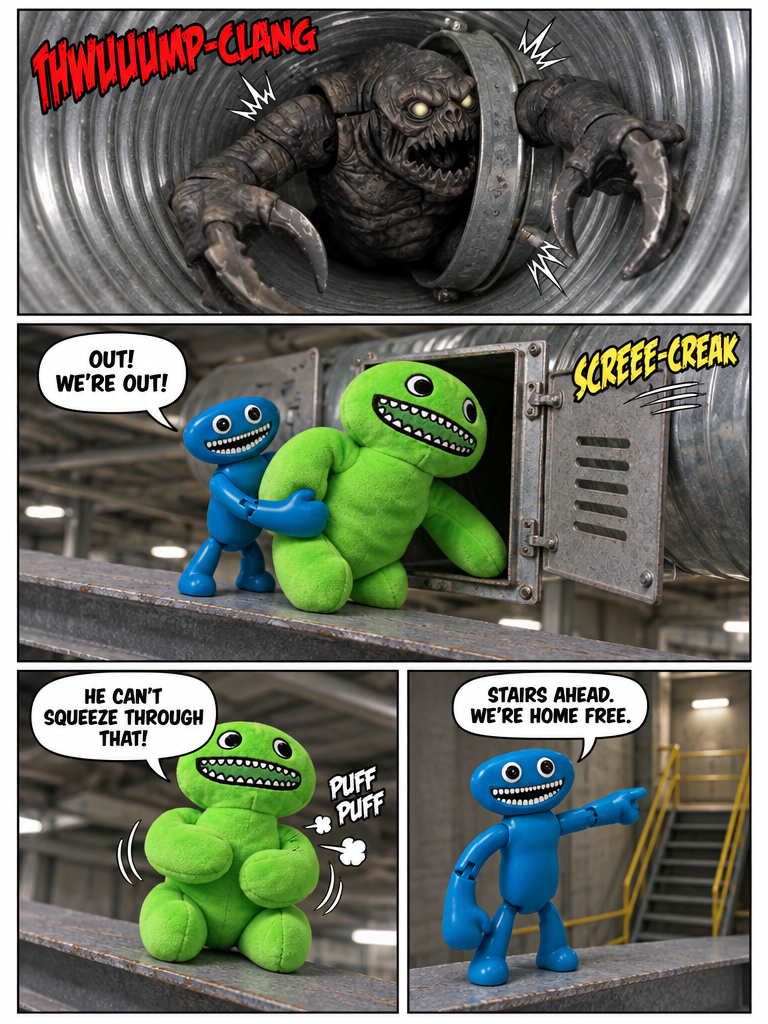 Narrow Escape in the Garage Conduit (page 4 of 4)