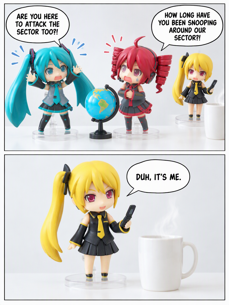 A Skeptical Yellow Visitor + growth of the Neru girl (page 2 of 8)