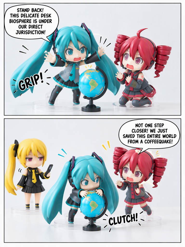 A Skeptical Yellow Visitor + growth of the Neru girl (page 3 of 8)