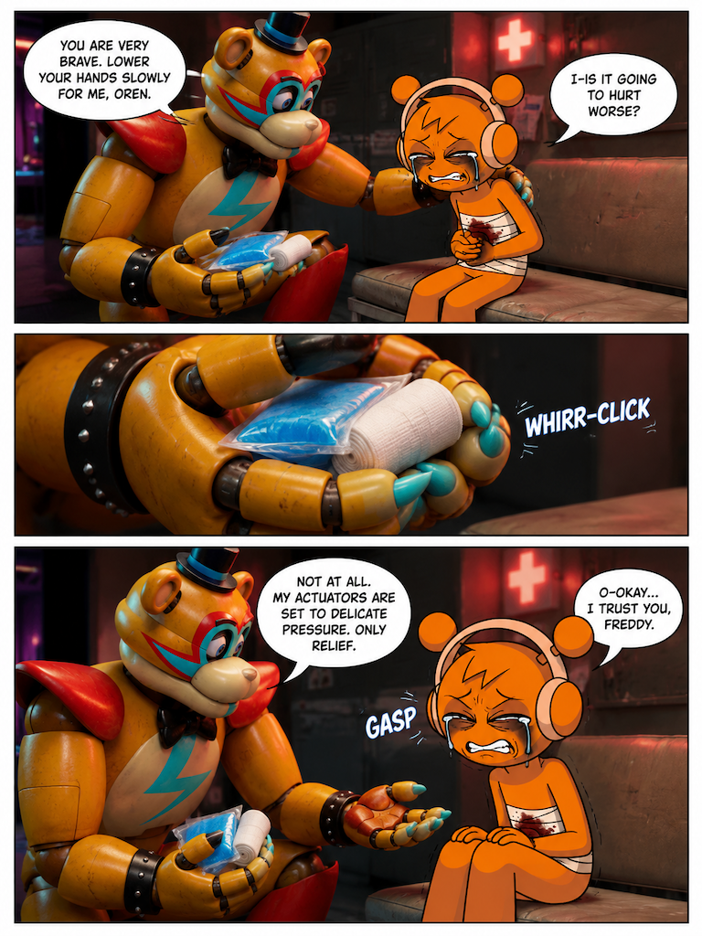 A Gentle Hand in the First Aid Station (page 2 of 4)