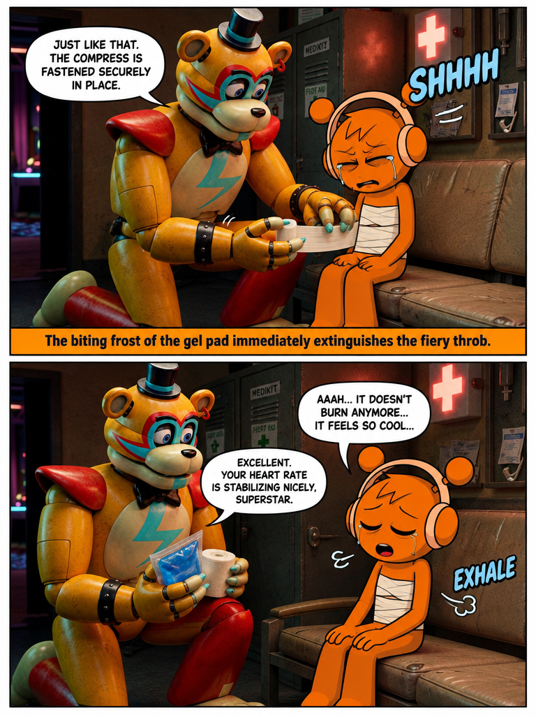 A Gentle Hand in the First Aid Station (page 3 of 4)