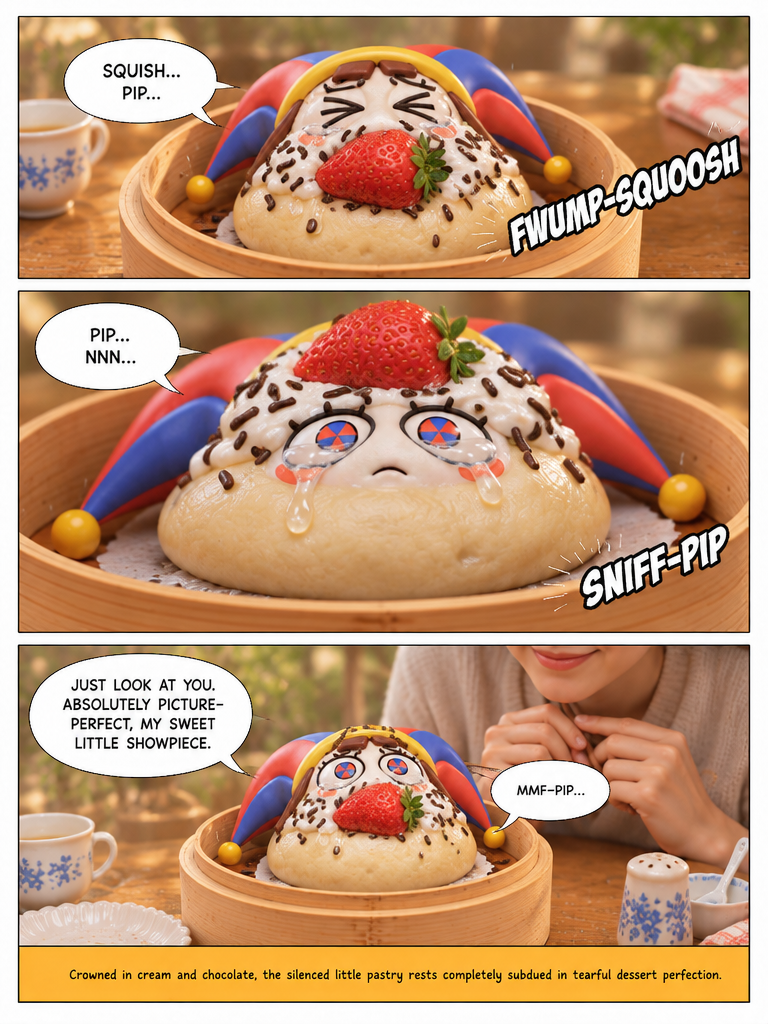 Finishing Touches on the Jester Bun (page 4 of 4)