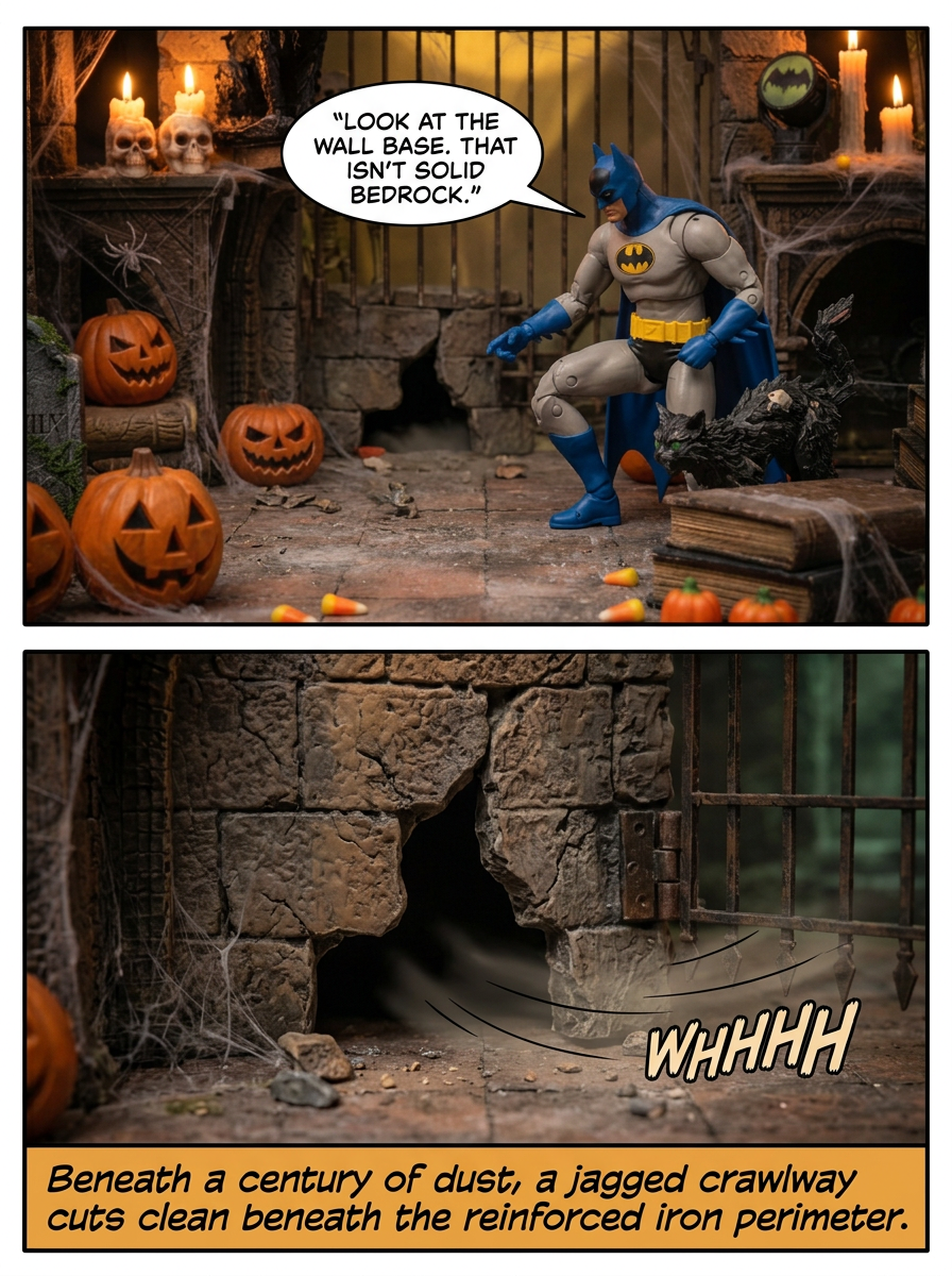 🦇 BatFamily  The Hidden Breach 💬 Comic Story part 2 (page 2 of 8)