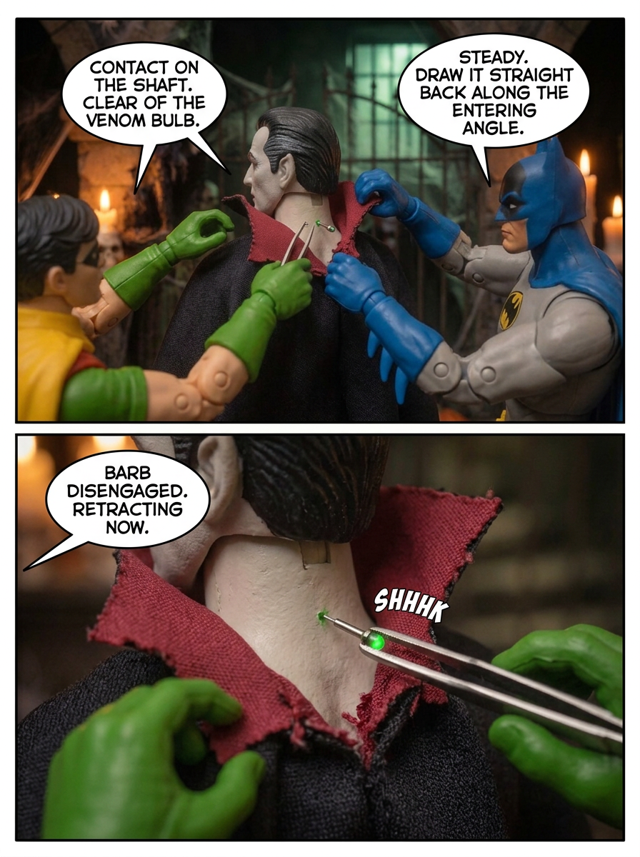 🦇 BatFamily  Cure Behind the Gate 💬 Comic Story part 6 ( final) (page 5 of 8)