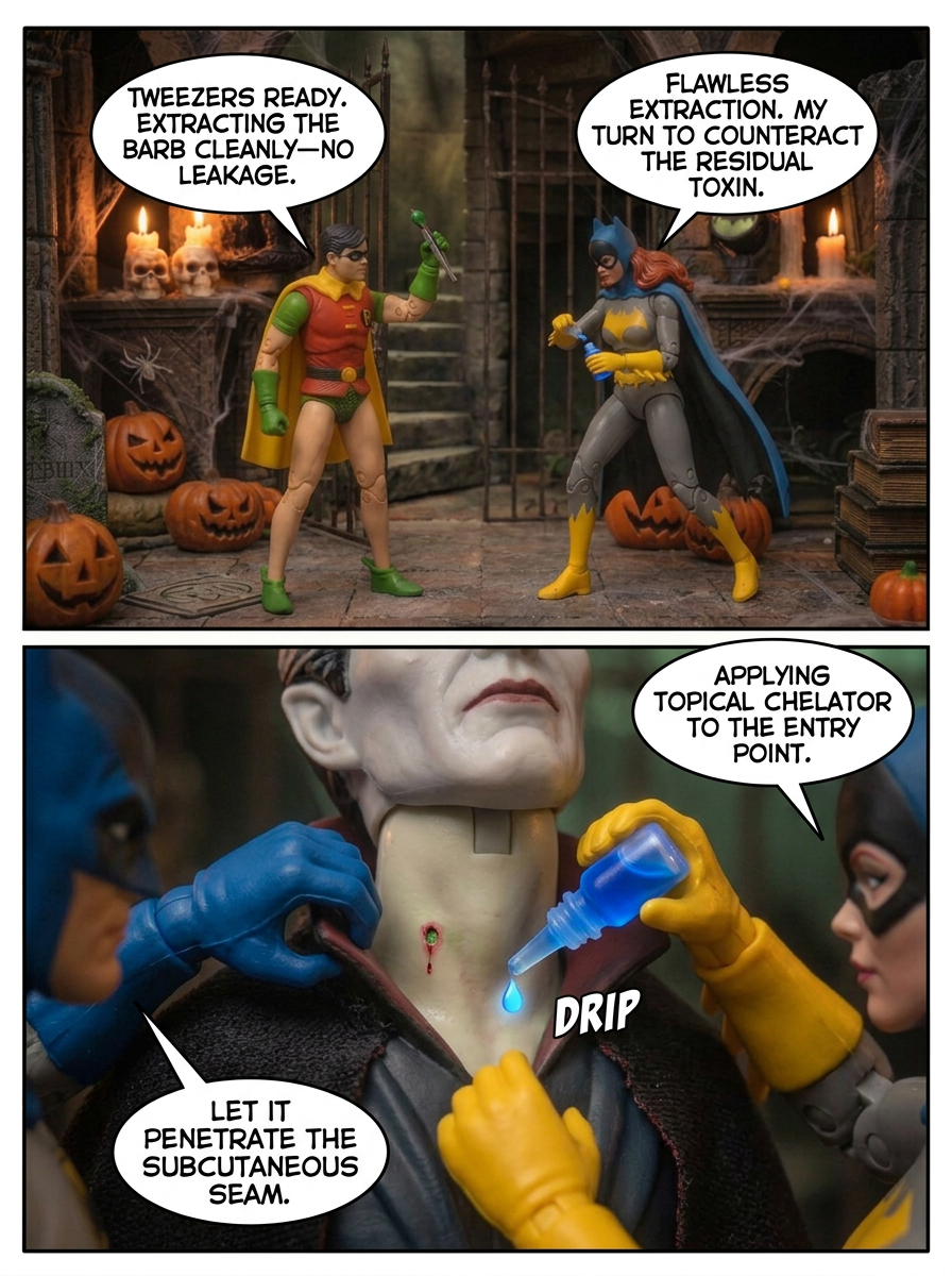 🦇 BatFamily  Cure Behind the Gate 💬 Comic Story part 6 ( final) (page 6 of 8)