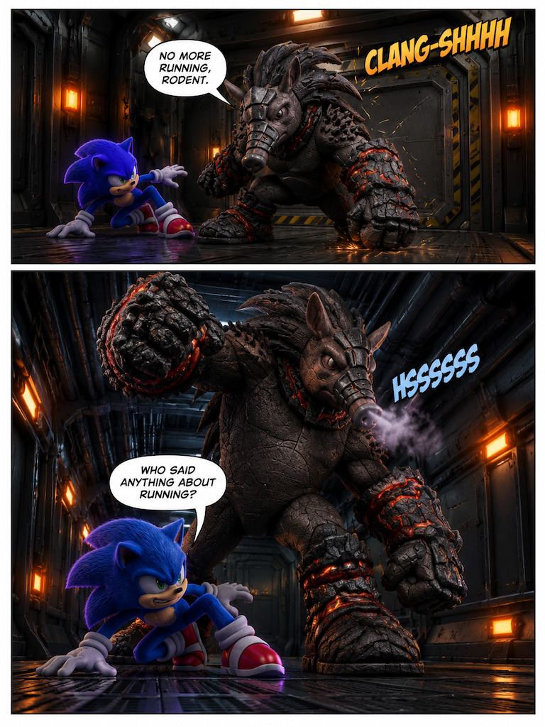 Flaming Fury Over the City (page 2 of 4)