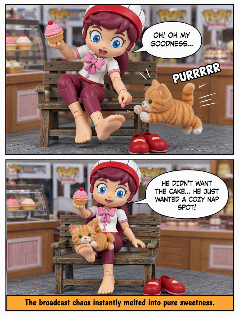 A Tiny Playful  Kitten was Kitten   around with Chloe's Feet (page 3 of 4)