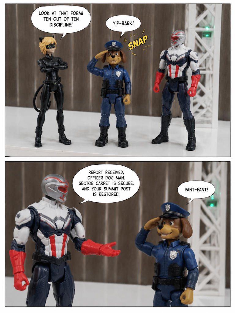 Dog Man Returns to the Watch (page 3 of 4)