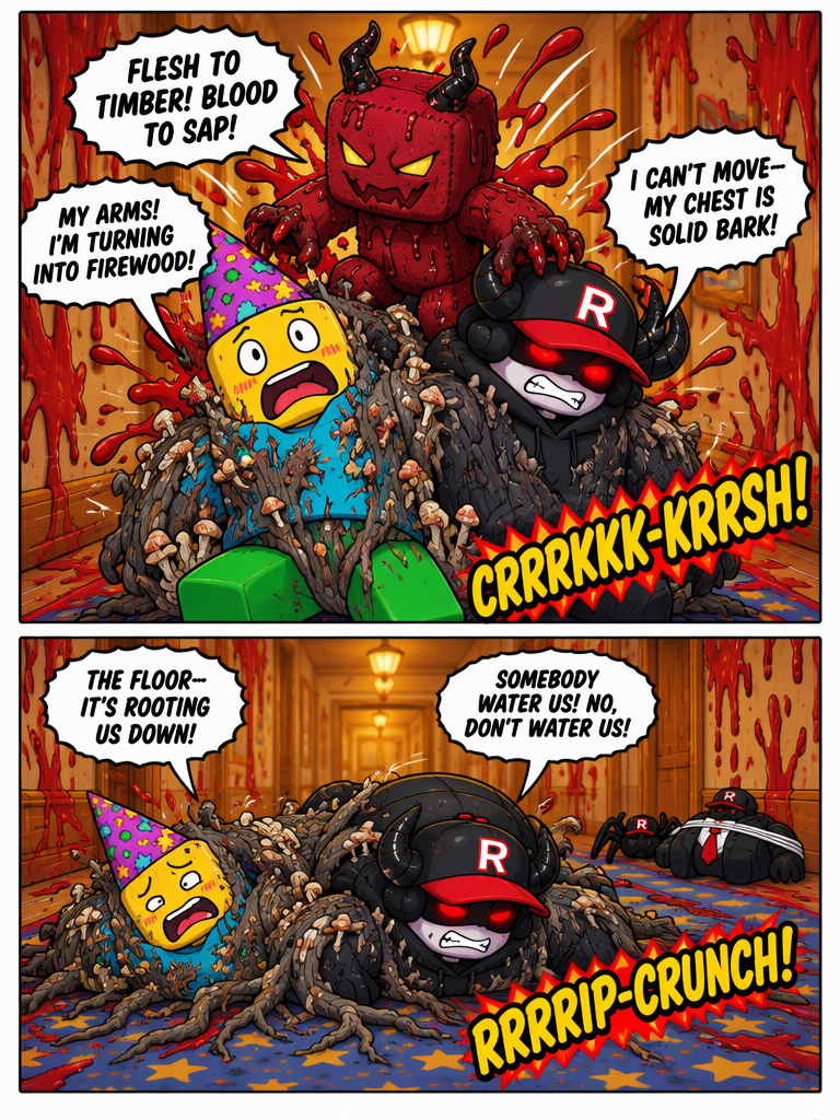 Bizarre Transformation in the Hallway (page 2 of 4)