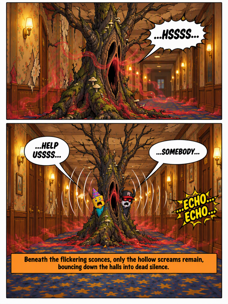 Bizarre Transformation in the Hallway (page 4 of 4)