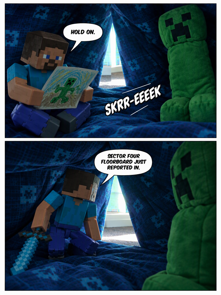 Night Watch at the Pillow Fort (page 2 of 4)