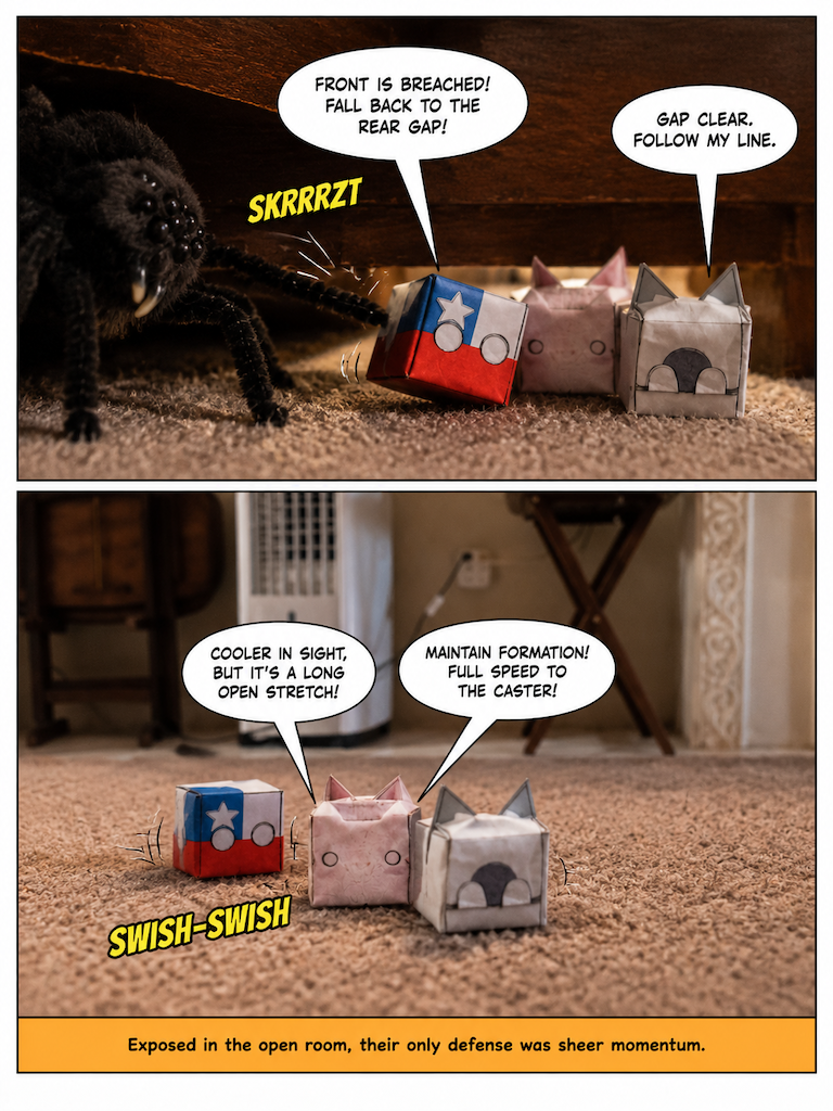 The Tabletop Spider Escape (page 9 of 20)
