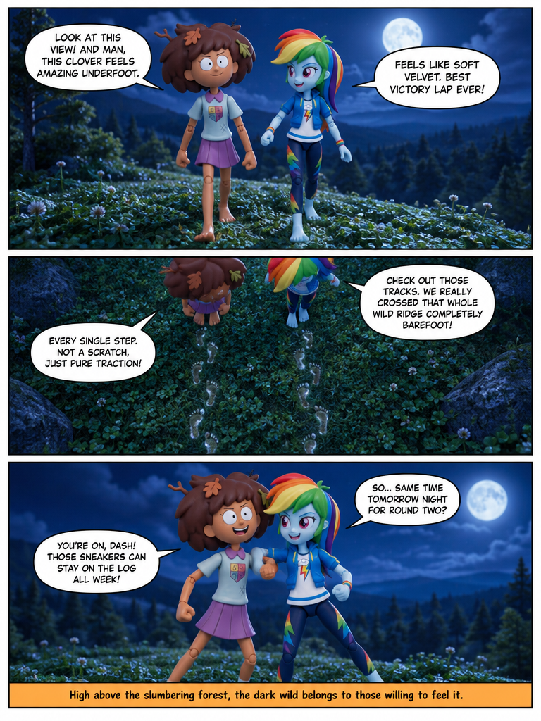 🌃🌃🌃 Midnight Treks in the Moss with Ann Boonchuy and EQG Rainbow Dash (page 4 of 4)