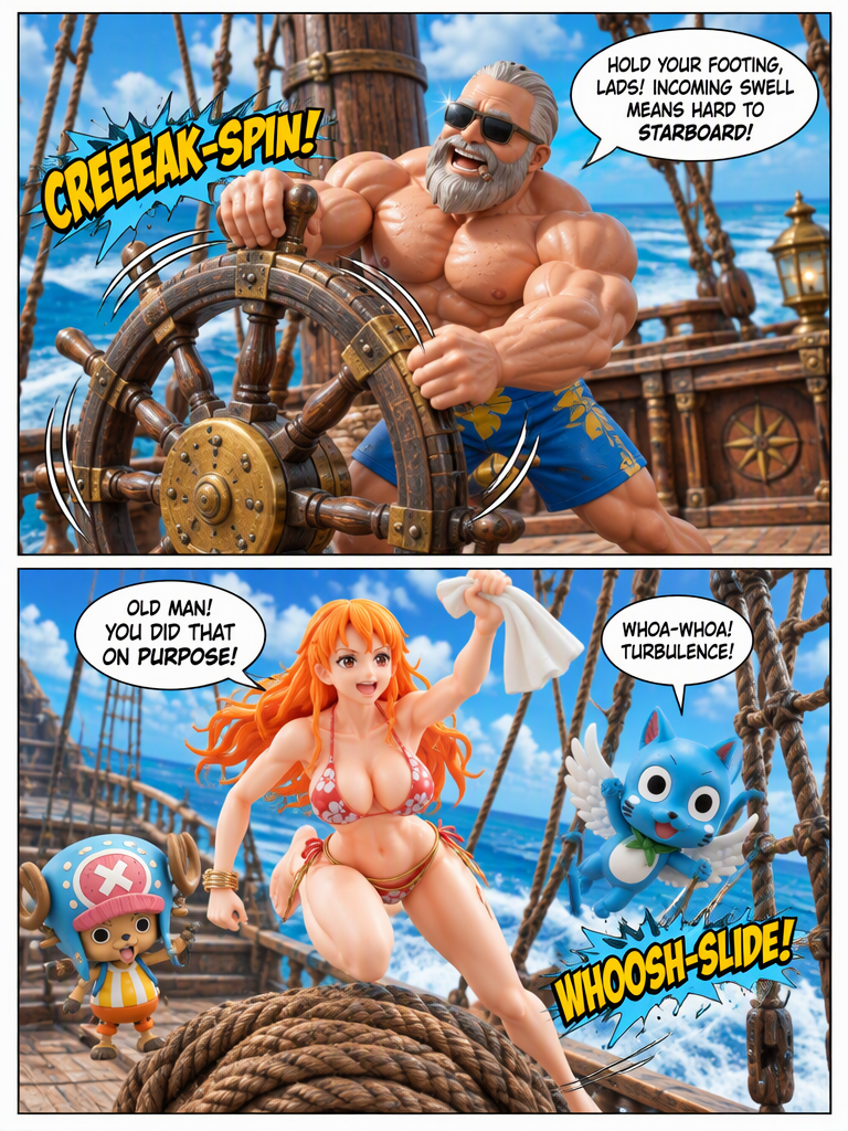 One piece Keep-Away on the Quarterdeck (page 2 of 4)