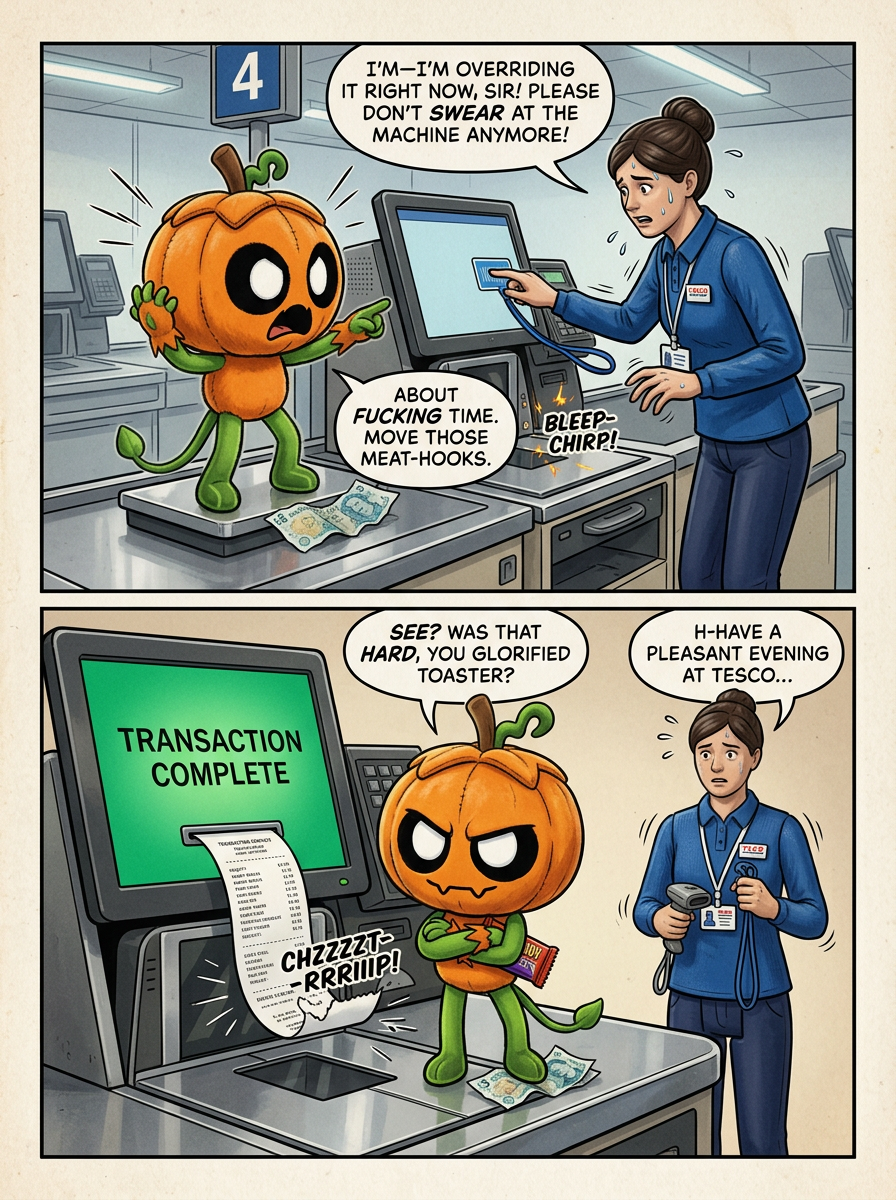 Gourdy's Supermarket Meltdown (page 3 of 4)
