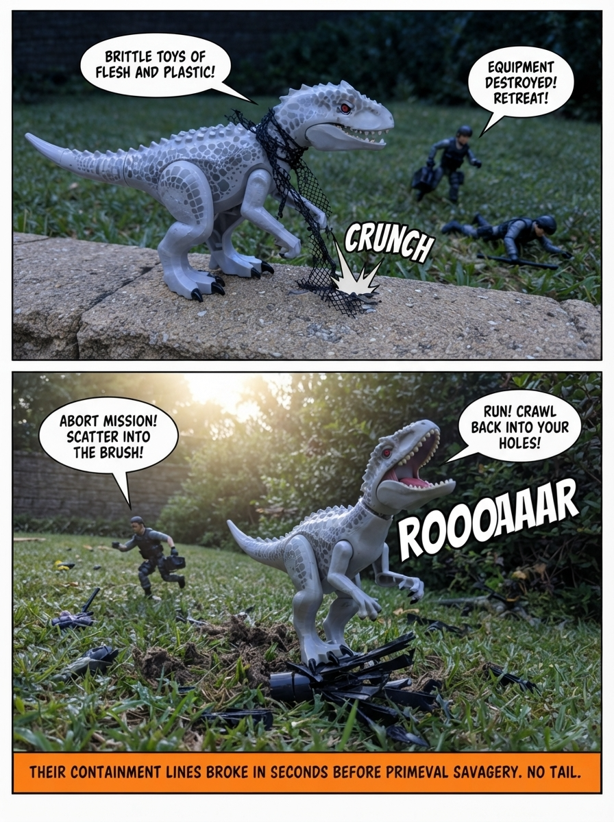 adventures of an indominus Rex: the human hunt (page 3 of 8)