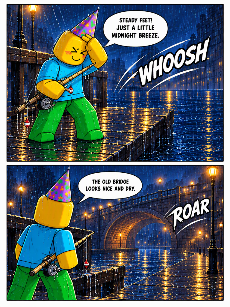 Midnight Deluge on the Canal (page 2 of 4)