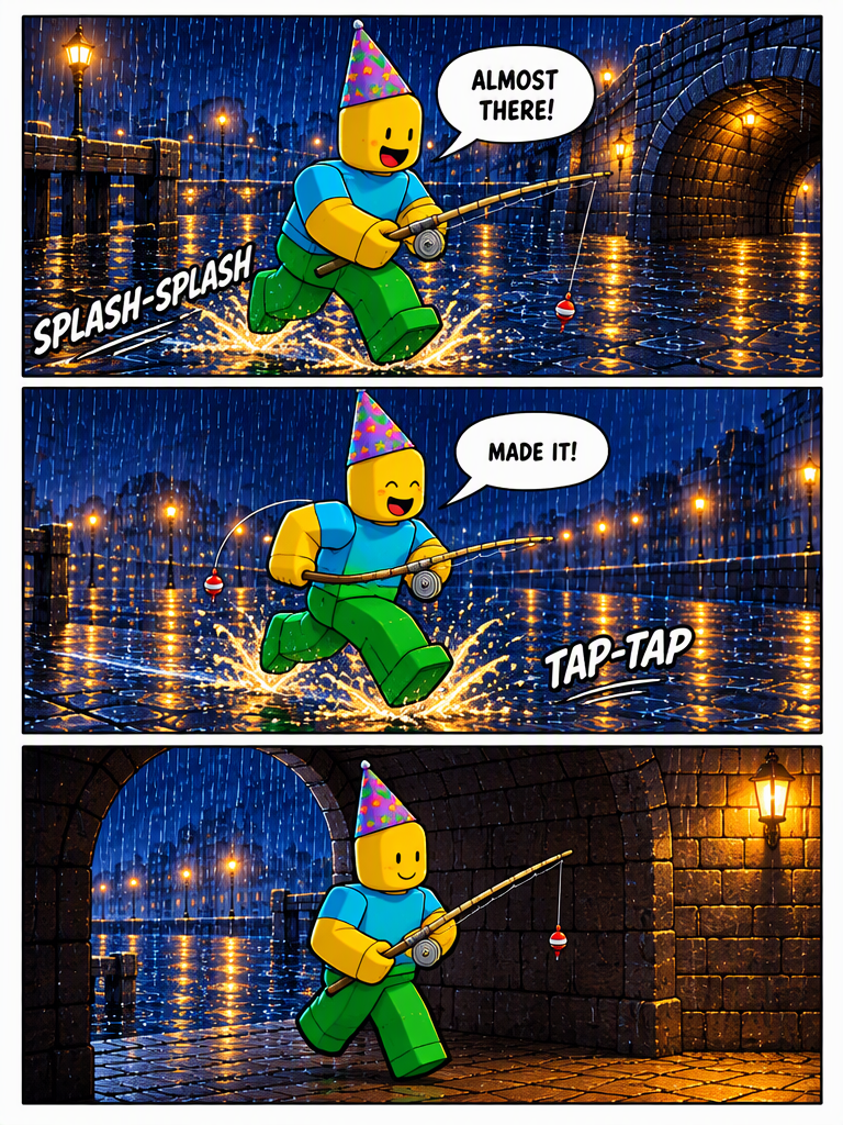 Midnight Deluge on the Canal (page 3 of 4)