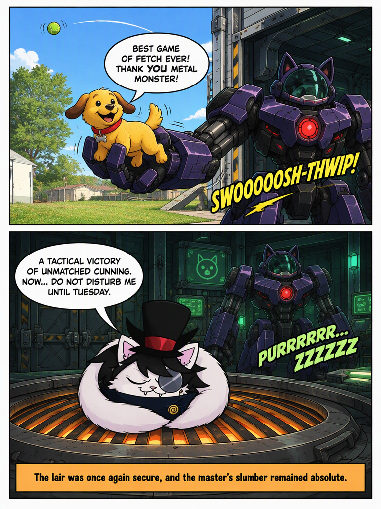 The Fiendish Schemes of Professor Paws (page 8 of 8)